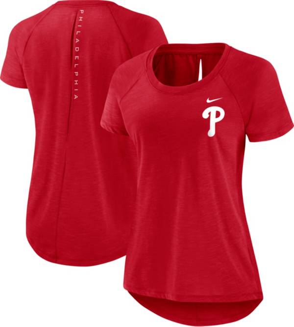 Nike Women's Philadelphia Phillies Red Summer Breeze T-Shirt