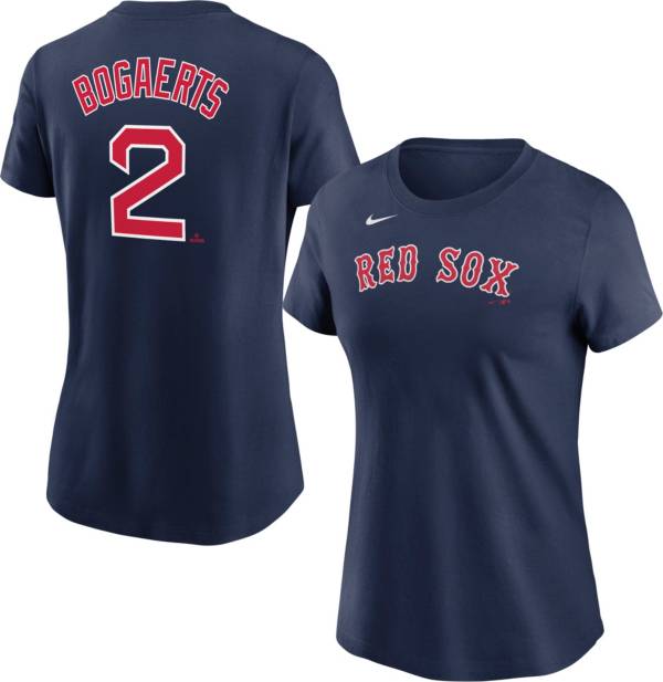 Nike Women's Boston Red Sox Xander Bogaerts #2 Navy T-Shirt