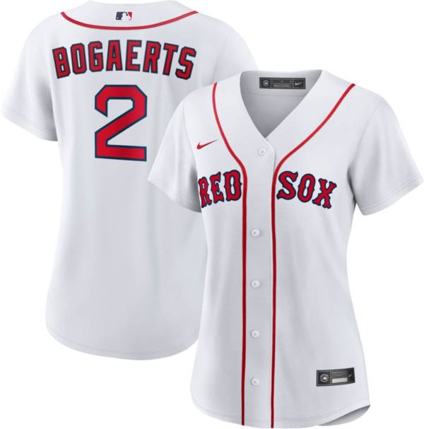 Nike Women's Boston Red Sox Xander Bogaerts #2 White Cool Base Jersey