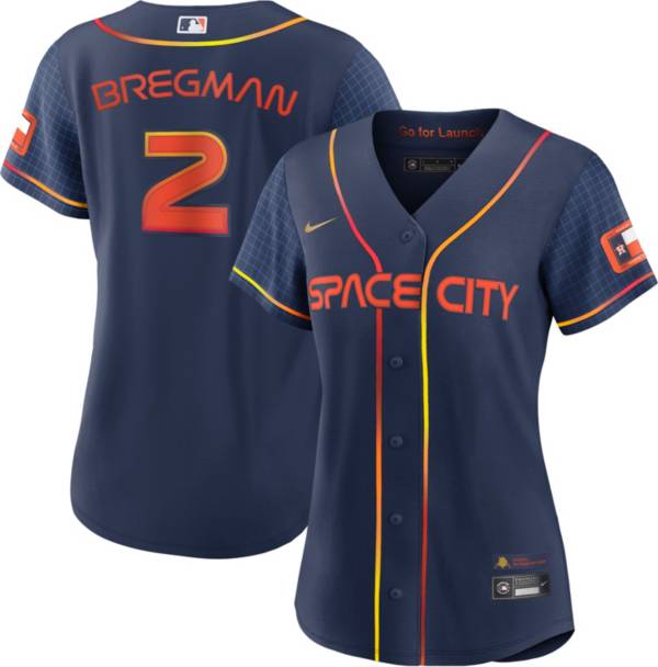 Nike Women's Houston Astros Alex Bregman #2 2022 City Connect Cool Base Jersey