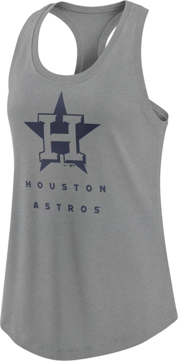 Nike Women's Houston Astros Gray Racerback Tank Top