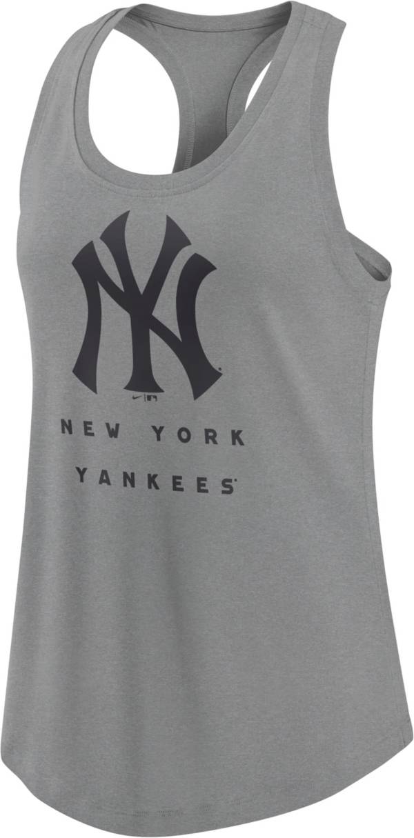 Nike Women's New York Yankees Gray Racerback Tank Top