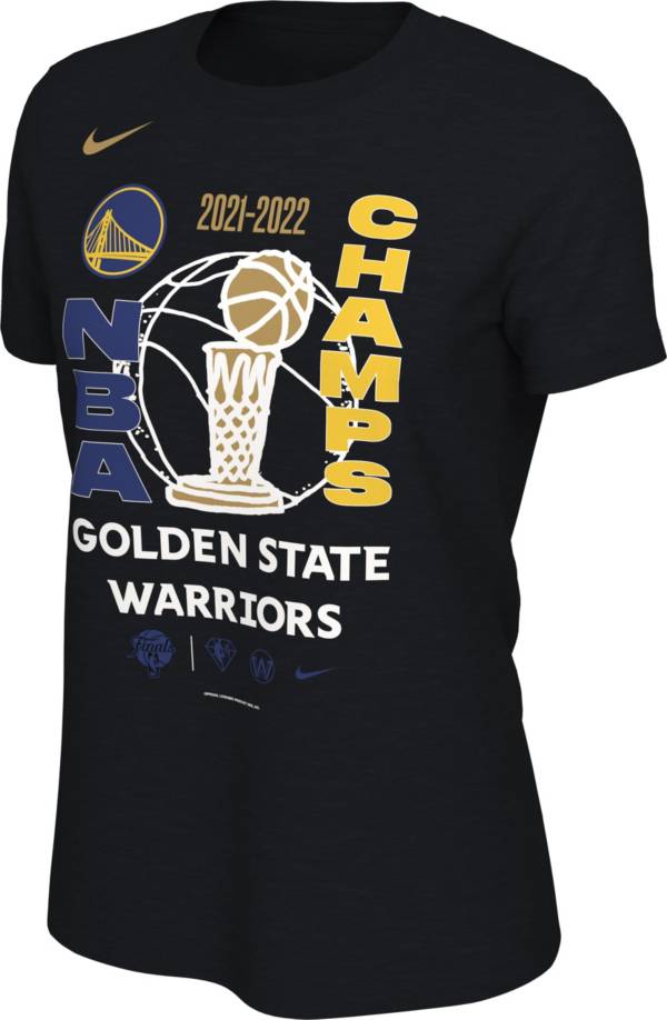 Nike Women's 2022 NBA Champions Golden State Warriors Locker Room T-Shirt