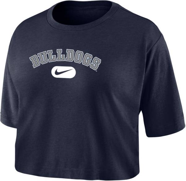 Nike Women's Butler Bulldogs Blue Dri-FIT Cotton Crop T-Shirt