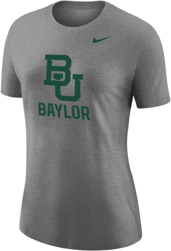 Nike Women's Baylor Bears Grey Varsity T-Shirt