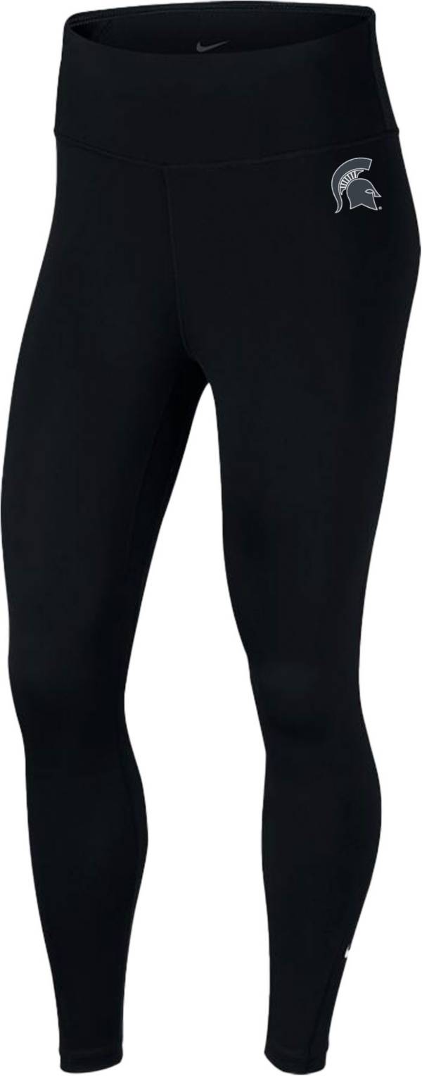 Nike Women's Michigan State Spartans Black Dri-FIT 7/8 Tights product image