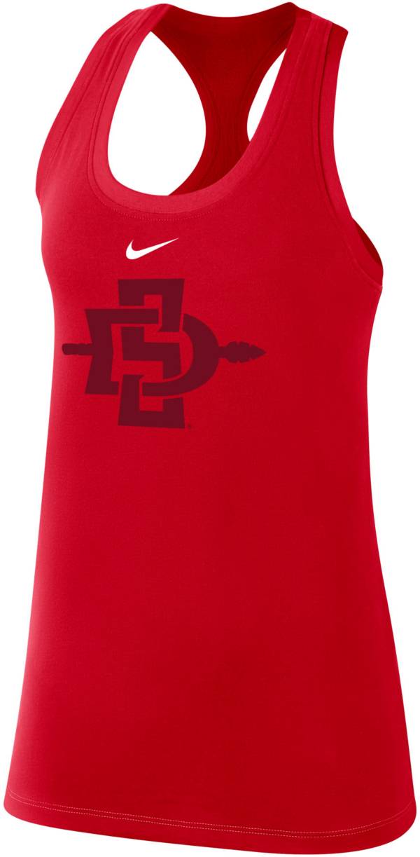 Nike Women's San Diego State Aztecs Scarlet Legend Tank Top