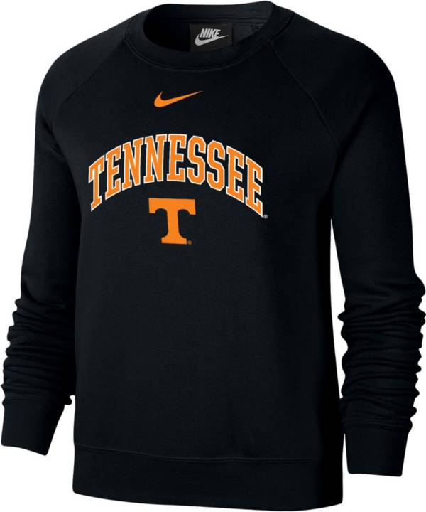 Nike Women's Tennessee Volunteers Black Varsity Crew Neck Sweatshirt