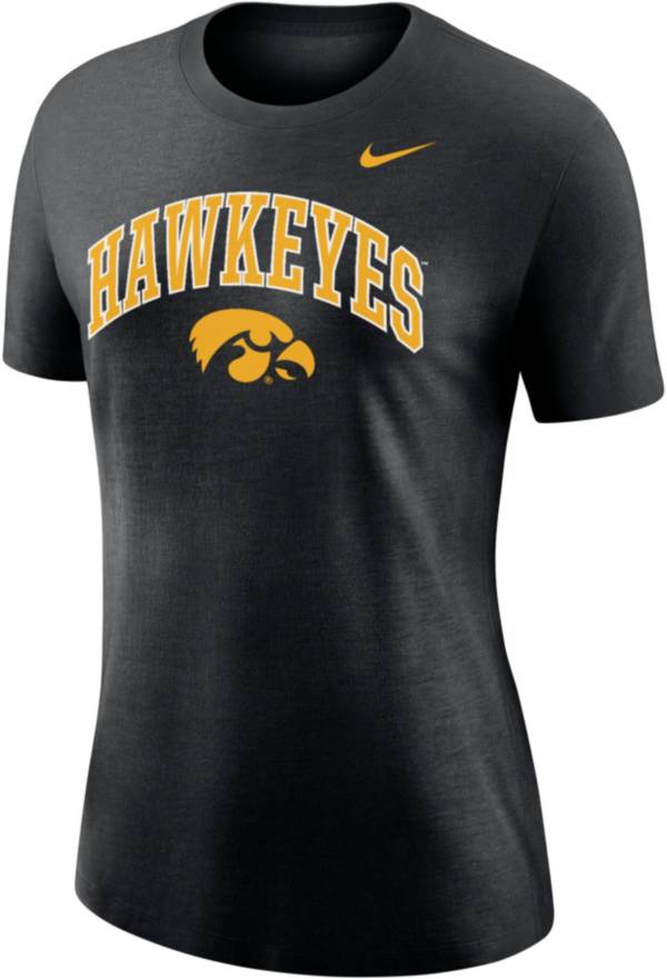 Nike Women's Iowa Hawkeyes Black Varsity T-Shirt