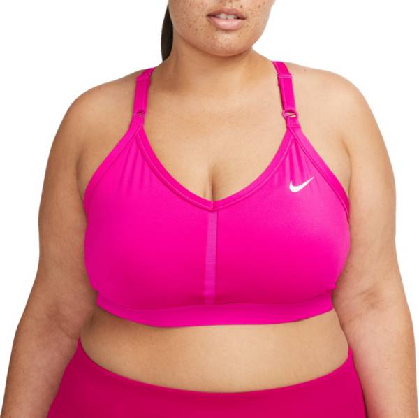 Nike Women's Dri-FIT Indy Light-Support Padded V-Neck Sports Bra (Plus Size)