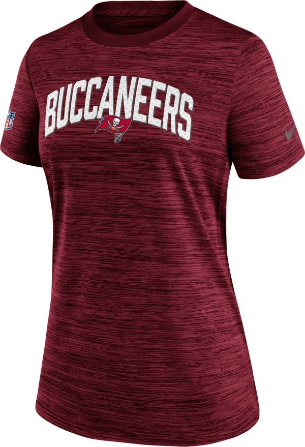 Nike Women's Tampa Bay Buccaneers Sideline Velocity Gym Red T-Shirt