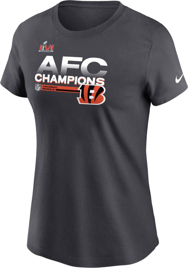 Nike Women's 2021 AFC Conference Champions Cincinnati Bengals Locker Room T-Shirt