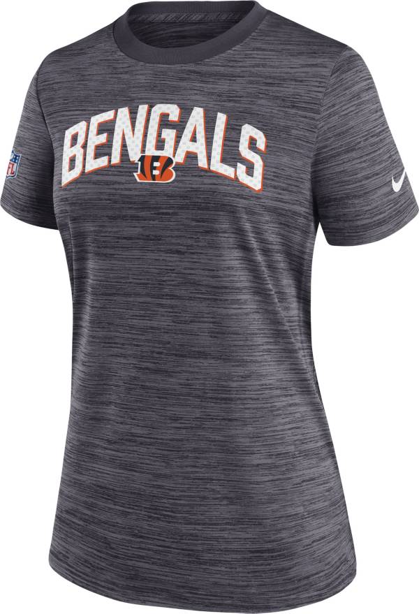 Nike Women's Cincinnati Bengals Sideline Velocity Black T-Shirt