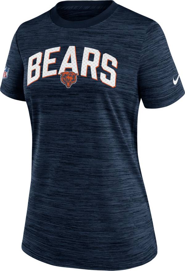 Nike Women's Chicago Bears Sideline Velocity Marine T-Shirt
