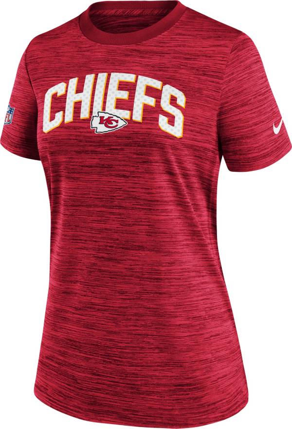 Nike Women's Kansas City Chiefs Sideline Velocity University Red T-Shirt