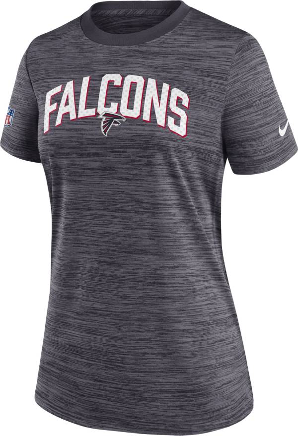 Nike Women's Atlanta Falcons Sideline Velocity Black T-Shirt