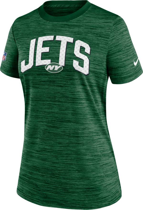 Nike Women's New York Jets Sideline Velocity Green T-Shirt