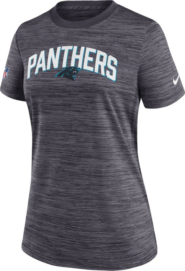 Nike Women's Carolina Panthers Sideline Velocity Black T-Shirt product image