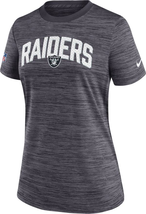 Nike Women's Las Vegas Raiders Sideline Velocity Black T-Shirt