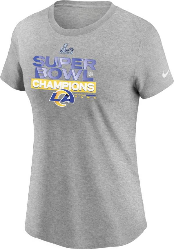 Nike Women's 2021 Super Bowl LVI Champions Los Angeles Rams Locker Room T-Shirt product image