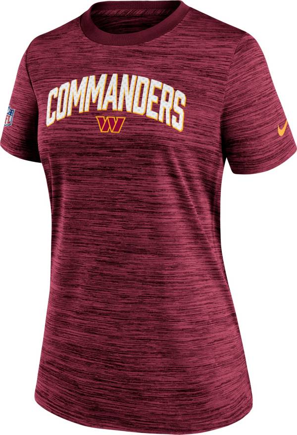 Nike Women's Washington Commanders Sideline Velocity Gym Red T-Shirt product image