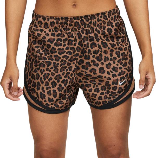 Nike Women's Dri-FIT Tempo Leopard Print Running Shorts