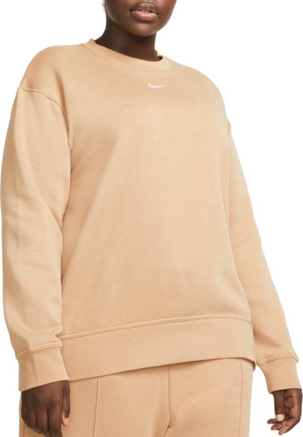 Nike Women's Sportswear Collection Essentials Over-Oversized Fleece Crew Sweatshirt