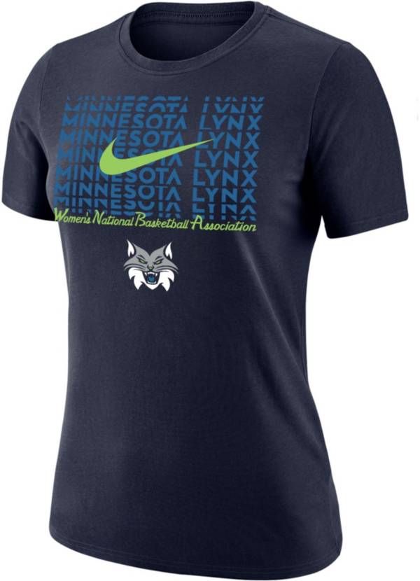 Nike Women's Minnesota Lynx Navy Short Sleeve T-Shirt