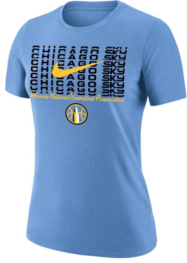 Nike Women's Chicago Sky Blue Short Sleeve T-Shirt