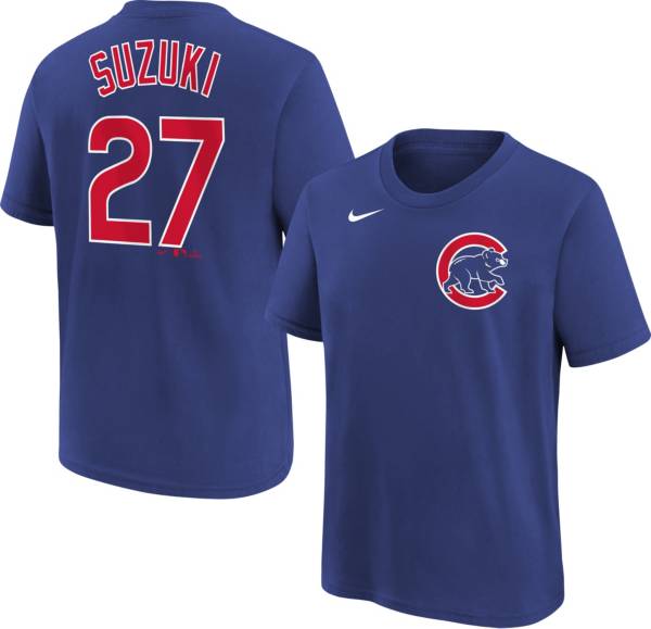 Nike Youth Chicago Cubs Seiya Suzuki #27 Royal T-Shirt product image