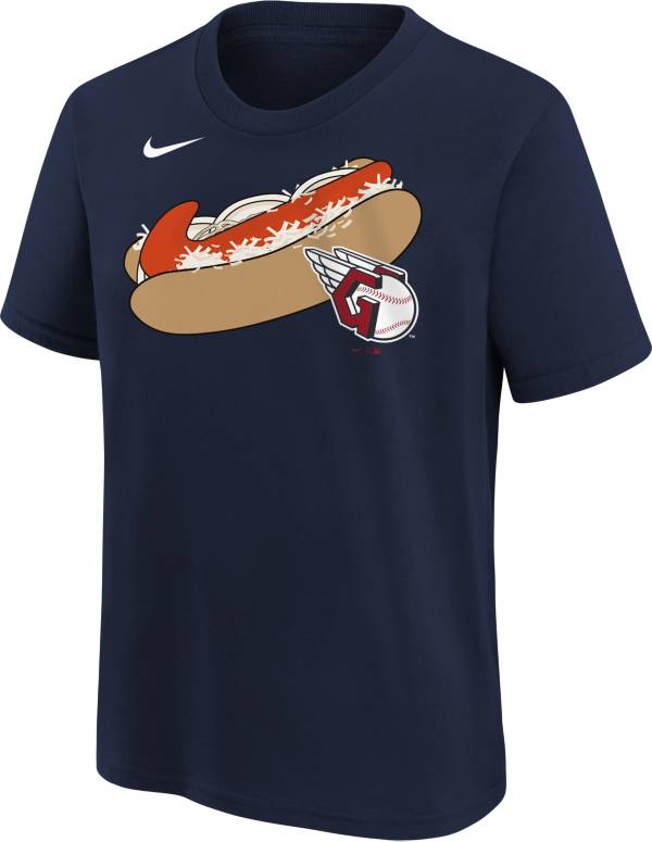 Nike Youth Cleveland Guardians Navy Local T-Shirt product image
