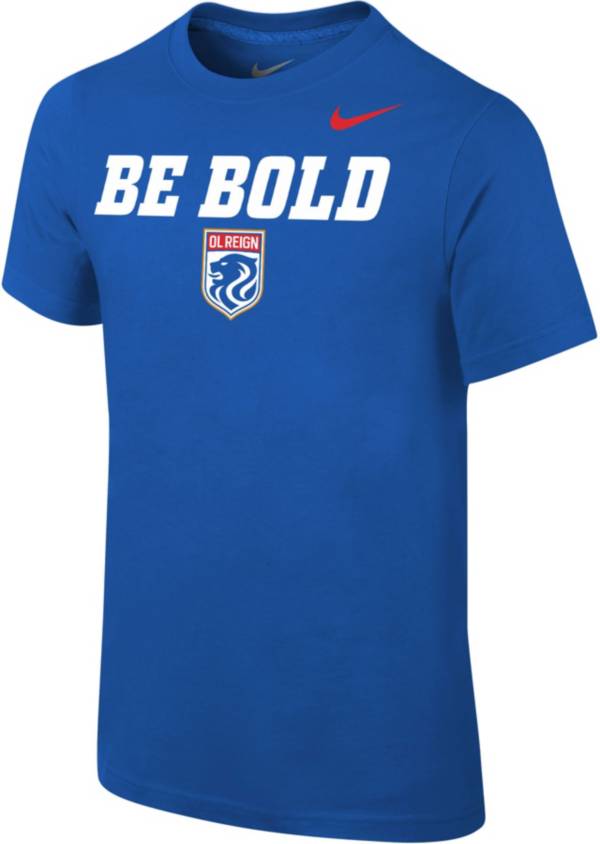 Nike Youth OL Reign Mantra Royal T-Shirt