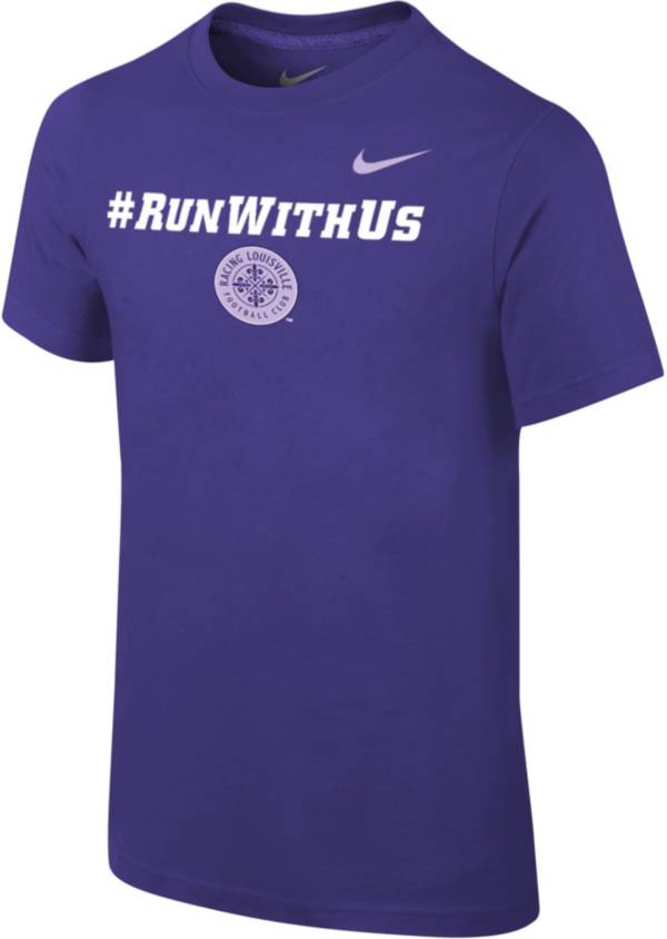 Nike Youth Racing Louisville FC Mantra Purple T-Shirt