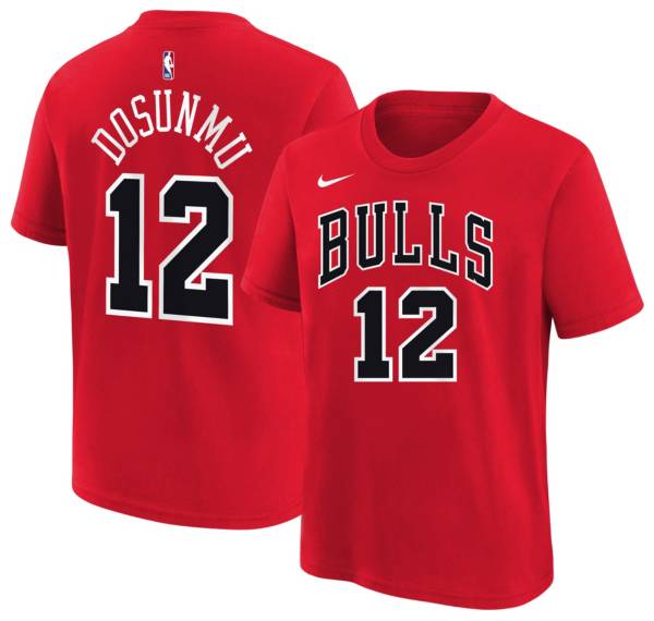 Nike Youth Chicago Bulls Ayo Dosunmu #12 Red T-Shirt