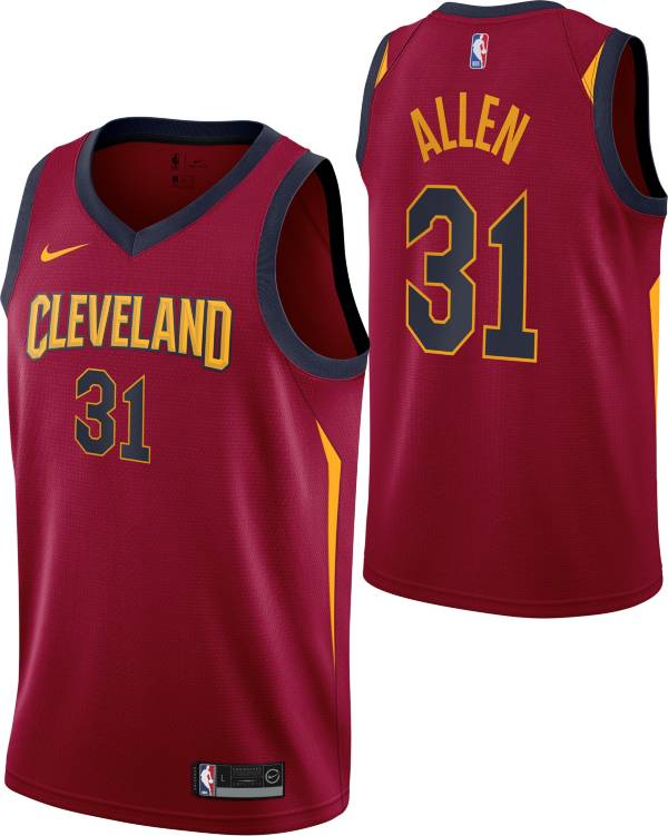 Nike Youth Cleveland Cavaliers Jarrett Allen #31 Red Dri-FIT Swingman Jersey