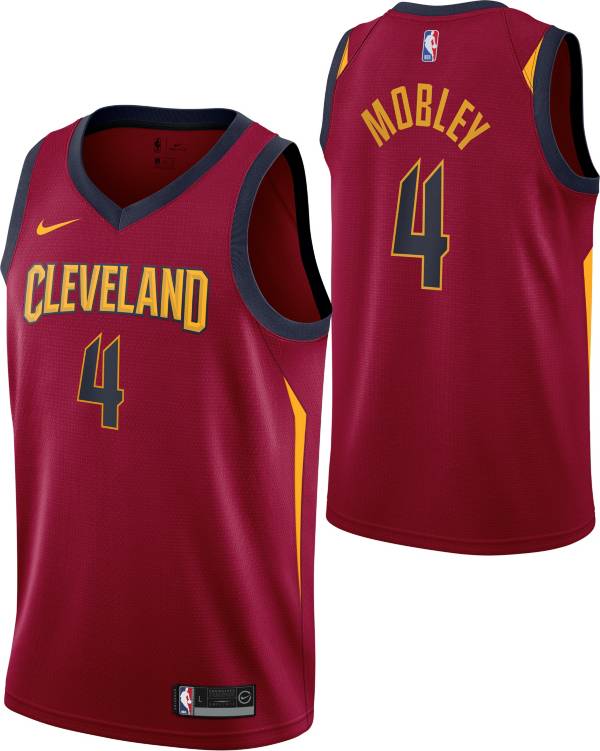 Nike Youth Cleveland Cavaliers Evan Mobley #4 Red Dri-FIT Swingman Jersey