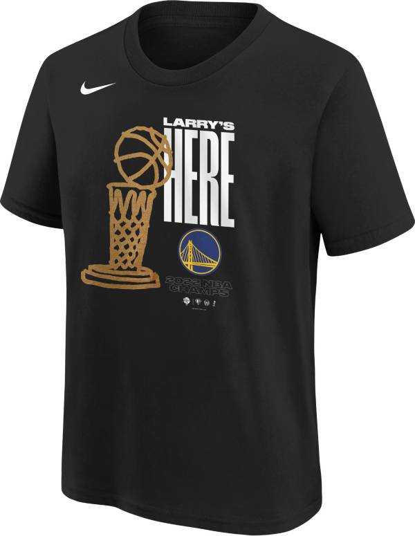 Nike Youth 2022 NBA Champions Golden State Warriors Trophy T-Shirt