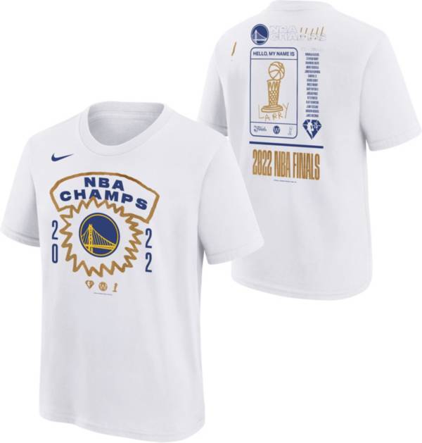 Nike Youth 2022 NBA Champions Golden State Warriors Roster T-Shirt