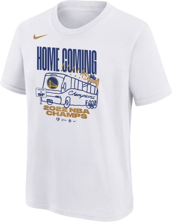 Nike Youth 2022 NBA Champions Golden State Warriors Parade T-Shirt