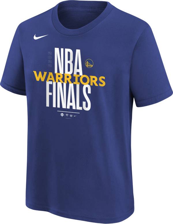 Nike Youth 2022 NBA Finals Bound Golden State Warriors T-Shirt