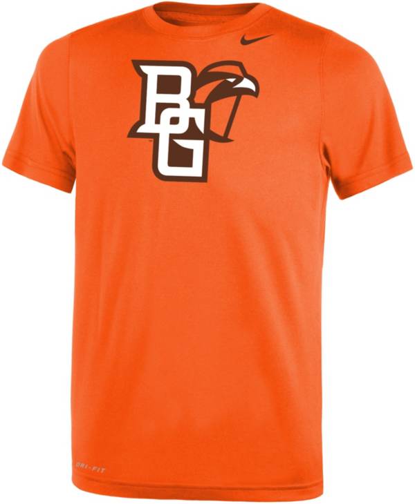 Nike Youth Bowling Green Falcons Orange Dri-FIT Legend 2.0 T-Shirt