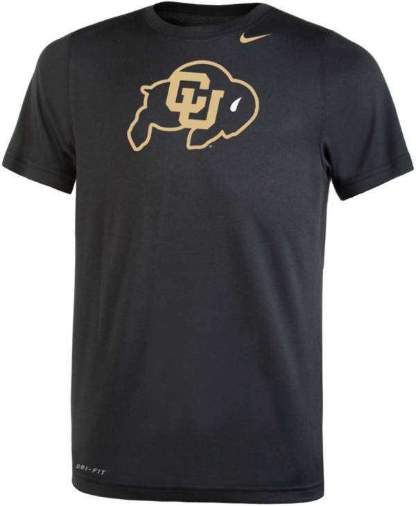 Nike Youth Colorado Buffaloes Black Dri-FIT Legend 2.0 T-Shirt