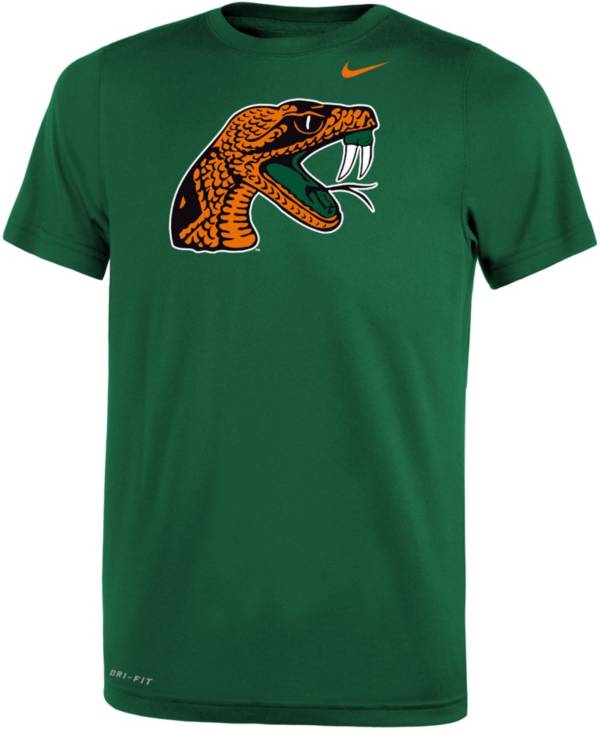 Nike Youth Florida A&M Rattlers Green Dri-FIT Legend 2.0 T-Shirt