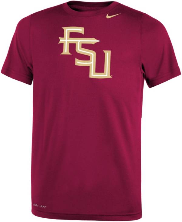 Nike Youth Florida State Seminoles Garnet Dri-FIT Legend 2.0 T-Shirt