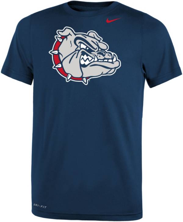 Nike Youth Gonzaga Bulldogs Blue Dri-FIT Legend 2.0 T-Shirt