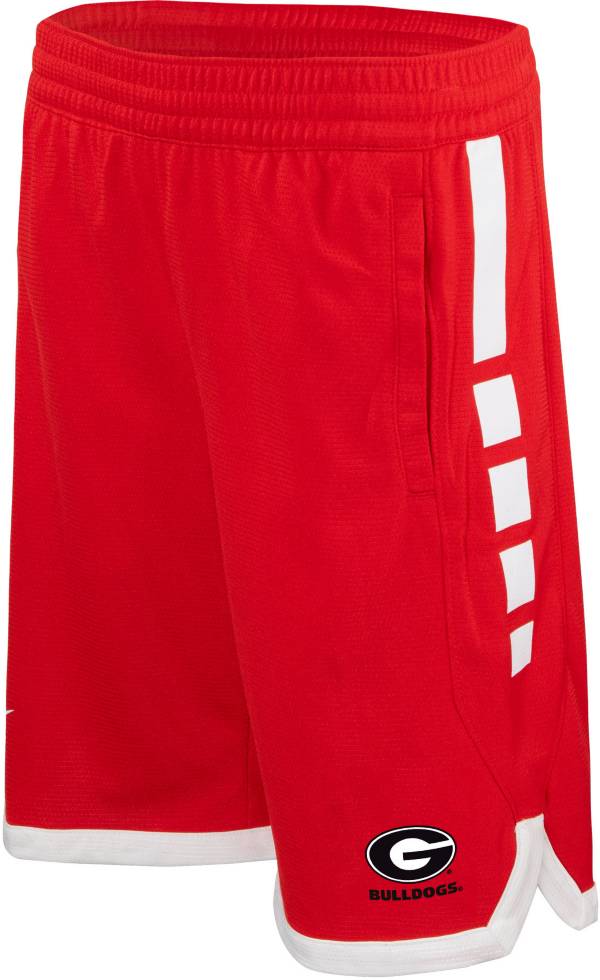 Nike Youth Georgia Bulldogs Red Elite Stripe Shorts