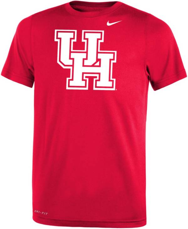 Nike Youth Houston Cougars Red Dri-FIT Legend 2.0 T-Shirt