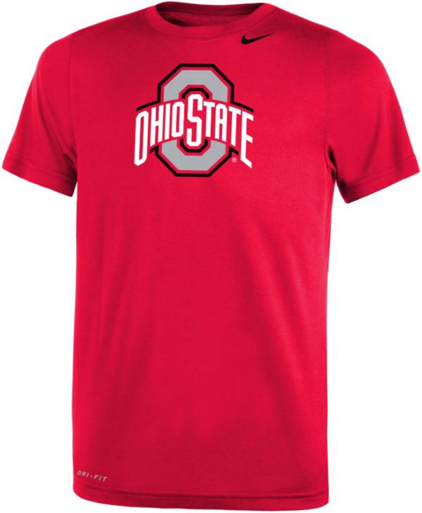 Nike Youth Ohio State Buckeyes Scarlet Dri-FIT Legend 2.0 T-Shirt