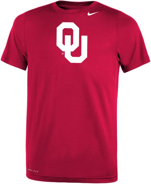 Nike Youth Oklahoma Sooners Crimson Dri-FIT Legend 2.0 T-Shirt