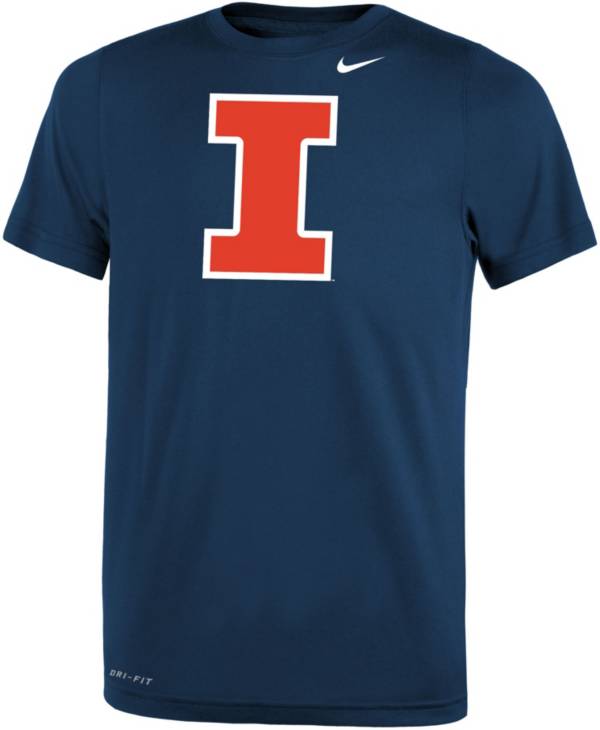 Nike Youth Illinois Fighting Illini Blue Dri-FIT Legend 2.0 T-Shirt product image